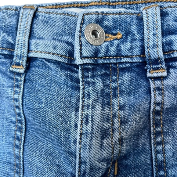 Abercrombie Kids High-Rise Wide Leg Denim Jeans Girls Size 9/10 Casual Active - Picture 8 of 14
